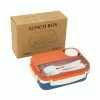 Student Japanese sealed four-compartment plastic lunch box bento box microwaveable lunch box - Image 6