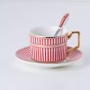 Nordic minimalist ceramic coffee cups and plates, English black tea cups, water utensils, tea cups, household offices - Image 4