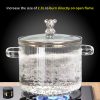 Small Bear Soup Bowl, Large Household New High Beauty Salad Bowl, Instant Noodle Bowl with Cover, Double Ear Glass Pot - Image 8