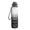 1L Plastic Water Bottle Tritan Frosted Gradient Bouncing Water Bottle Sports Water Bottle Space Cup Travel Mug - Image 11