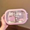 Cute portable stainless steel lunch box lunch box lunch box - Image 6