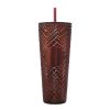 Large Capacity Coffee Cup 710ml Durian Cup Diamond Creative Plastic Straw Cup with Lid Reusable Mug - Image 14