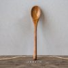 Japanese Nanmu Winding Spoon and Fork Set Wooden Coffee Stirring Spoon Wooden Spoon and Fork - Image 9