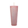 Large Capacity Coffee Cup 710ml Durian Cup Diamond Creative Plastic Straw Cup with Lid Reusable Mug - Image 18