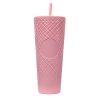 Large Capacity Coffee Cup 710ml Durian Cup Diamond Creative Plastic Straw Cup with Lid Reusable Mug - Image 28