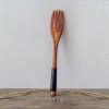 Japanese Nanmu Winding Spoon and Fork Set Wooden Coffee Stirring Spoon Wooden Spoon and Fork - Image 13