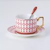 Nordic minimalist ceramic coffee cups and plates, English black tea cups, water utensils, tea cups, household offices - Image 6