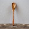 Japanese Nanmu Winding Spoon and Fork Set Wooden Coffee Stirring Spoon Wooden Spoon and Fork - Image 11