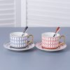 Nordic minimalist ceramic coffee cups and plates, English black tea cups, water utensils, tea cups, household offices - Image 9