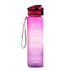 1L Plastic Water Bottle Tritan Frosted Gradient Bouncing Water Bottle Sports Water Bottle Space Cup Travel Mug - Image 7