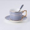 Nordic minimalist ceramic coffee cups and plates, English black tea cups, water utensils, tea cups, household offices - Image 5