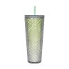 Large Capacity Coffee Cup 710ml Durian Cup Diamond Creative Plastic Straw Cup with Lid Reusable Mug - Image 13