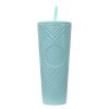 Large Capacity Coffee Cup 710ml Durian Cup Diamond Creative Plastic Straw Cup with Lid Reusable Mug - Image 25