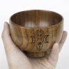 New Pentagram Wooden Bowl Three-Phase Moon Goddess Storage Bowl Wika WICCA Altar Ornament - Image 2