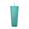 Large Capacity Coffee Cup 710ml Durian Cup Diamond Creative Plastic Straw Cup with Lid Reusable Mug - Image 17