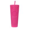 Large Capacity Coffee Cup 710ml Durian Cup Diamond Creative Plastic Straw Cup with Lid Reusable Mug - Image 32