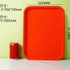 3 SIZE Large Foodservice Tray, Rectangular food trays Plastic Drink Serving Tray for Serving Drinks Snacks Tea - Image 5