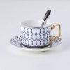 Nordic minimalist ceramic coffee cups and plates, English black tea cups, water utensils, tea cups, household offices - Image 7