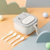 New Cartoon Four-In-One Seasoning Box Large-Capacity Kitchen Compartment Seasoning Box Chicken Salt Seasoning Set Box - Image 6