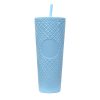 Large Capacity Coffee Cup 710ml Durian Cup Diamond Creative Plastic Straw Cup with Lid Reusable Mug - Image 31