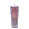 Large Capacity Coffee Cup 710ml Durian Cup Diamond Creative Plastic Straw Cup with Lid Reusable Mug - Image 11