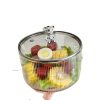Small Bear Soup Bowl, Large Household New High Beauty Salad Bowl, Instant Noodle Bowl with Cover, Double Ear Glass Pot - Image 5